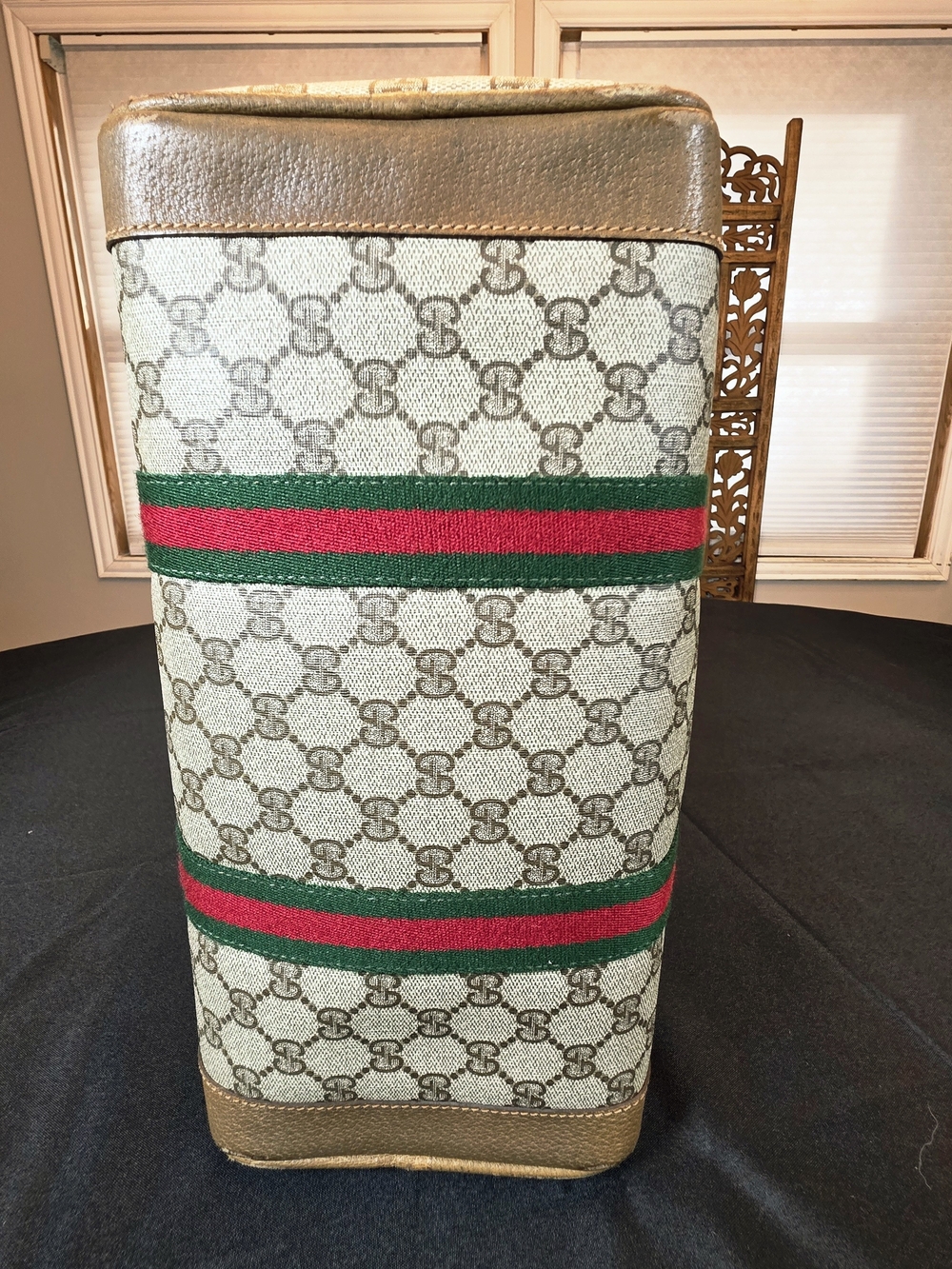 Vintage Italian Gucci Signature GG Canvas Boston Speedy Style. Comes w COA - Picture 12 of 16